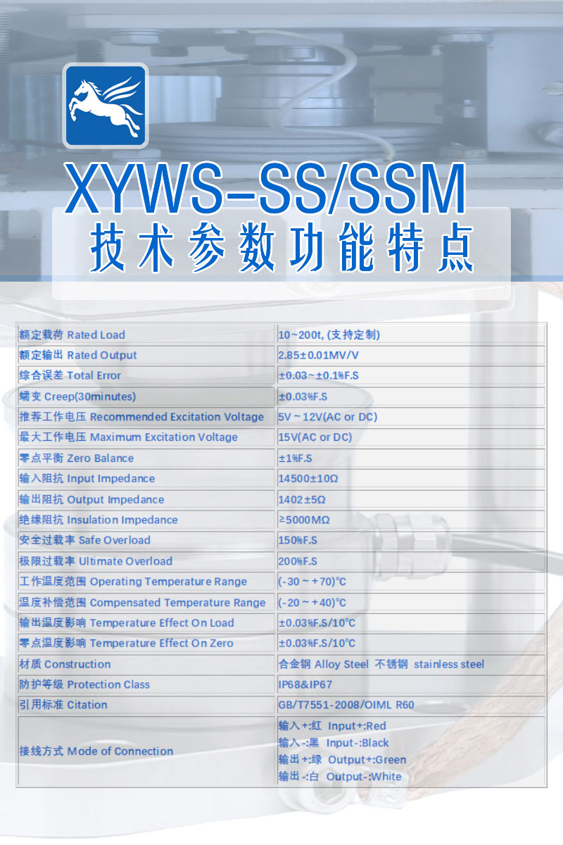 XYWS-SS 技術參數(shù)